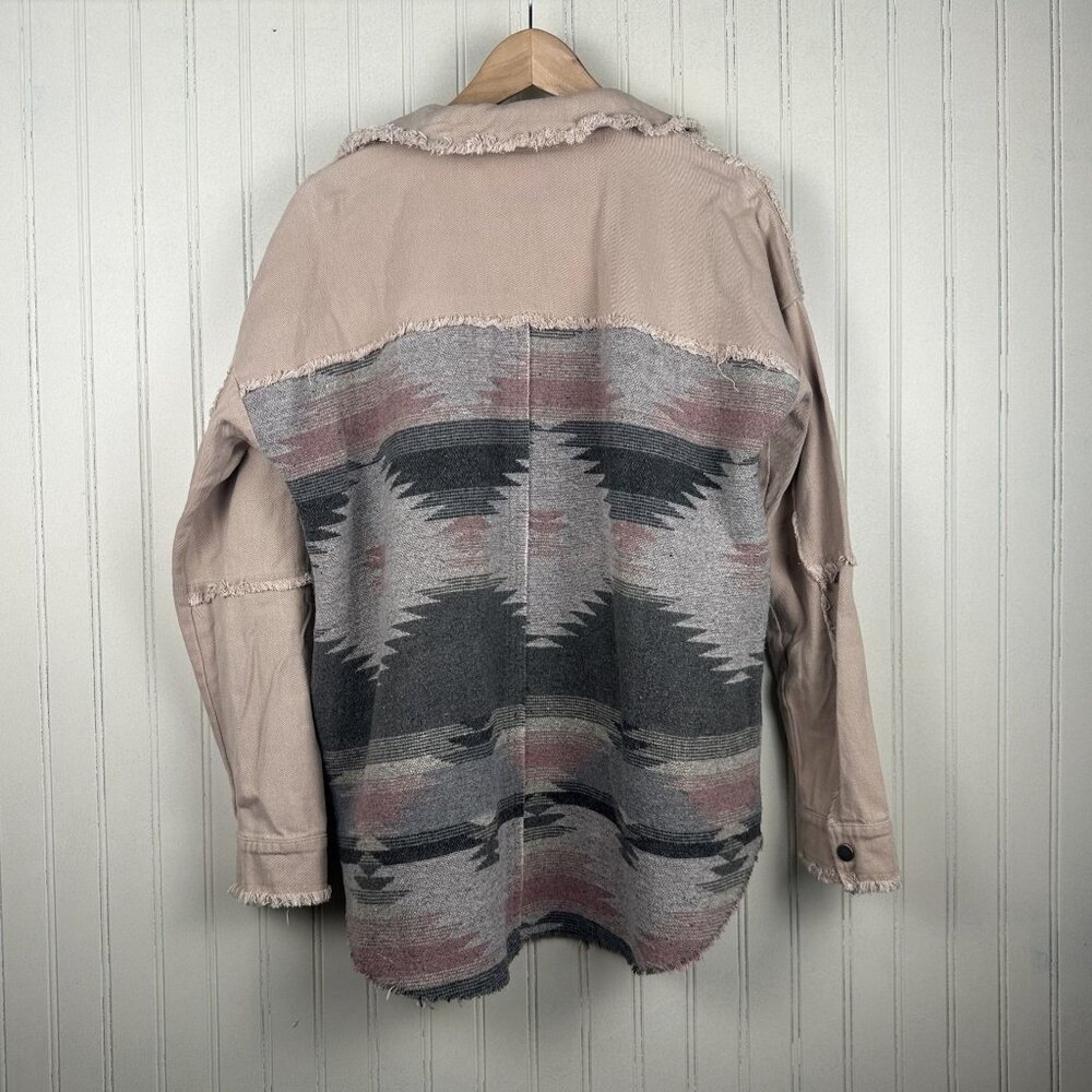 Mystree Aztec Print Jacket In Size Large Slight O… - image 3